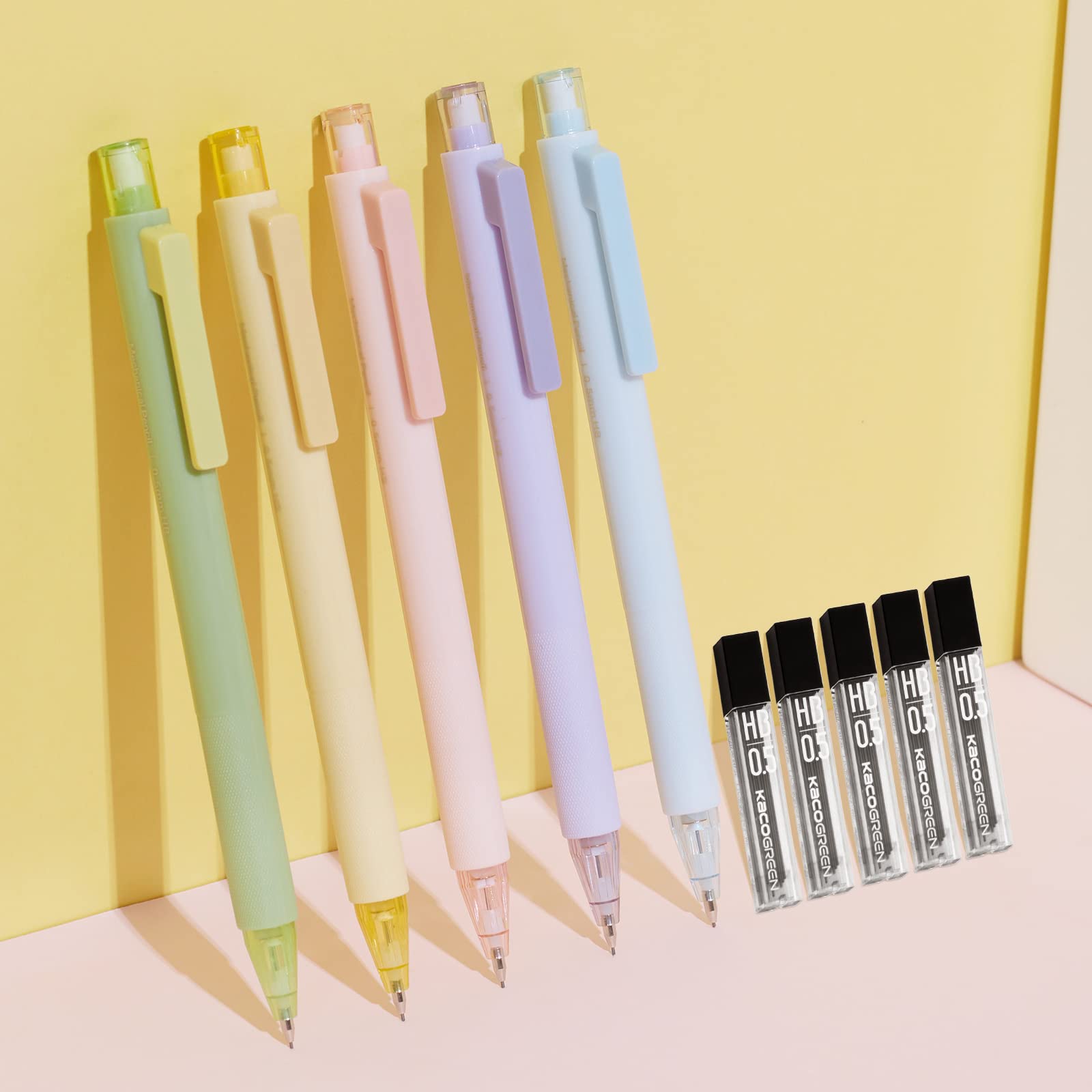 Amazon.co.jp: Kaco シャープペンシルセット かわいいパステルペンシル